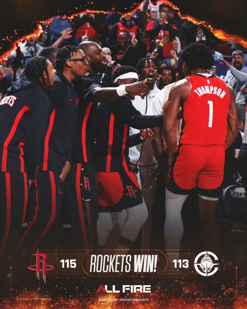 火箭战火箭！哈登领衔火力全开取得胜利